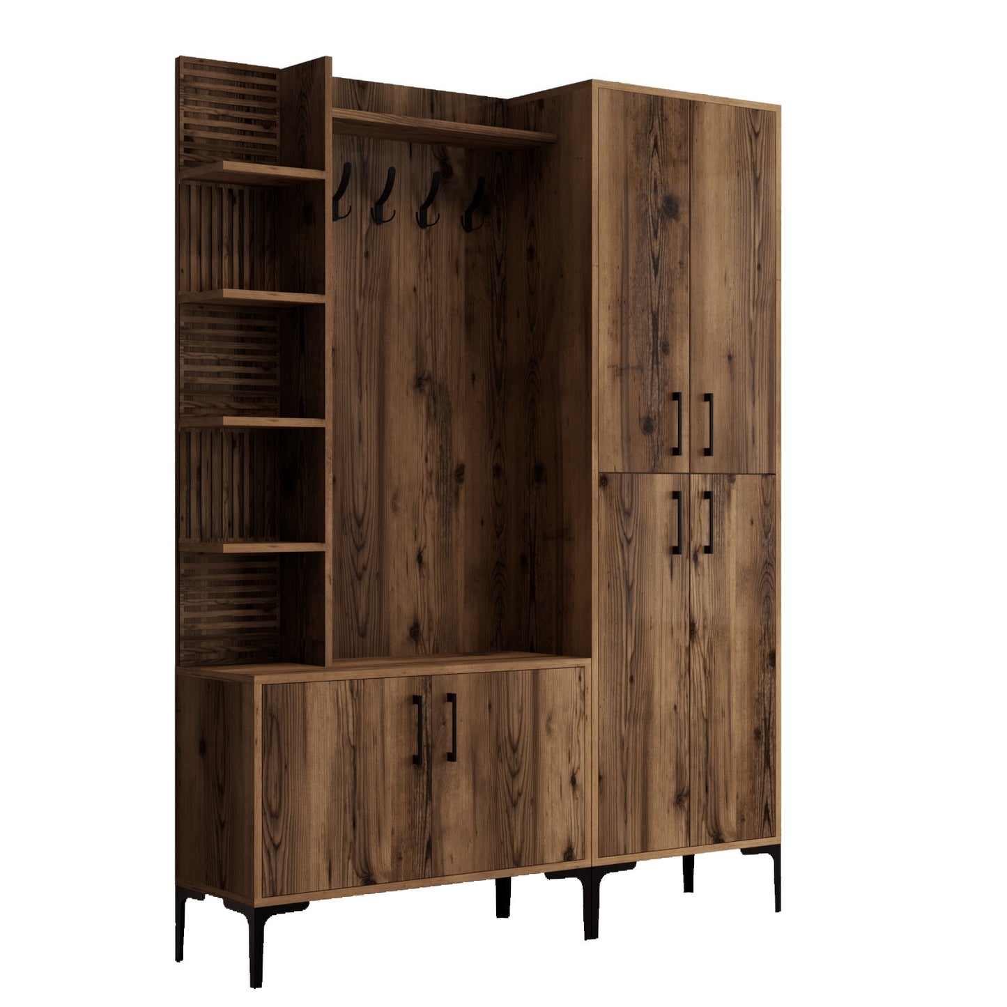 Ormar za predvorje VIYANA WALNUT, Viyana DA - Walnut