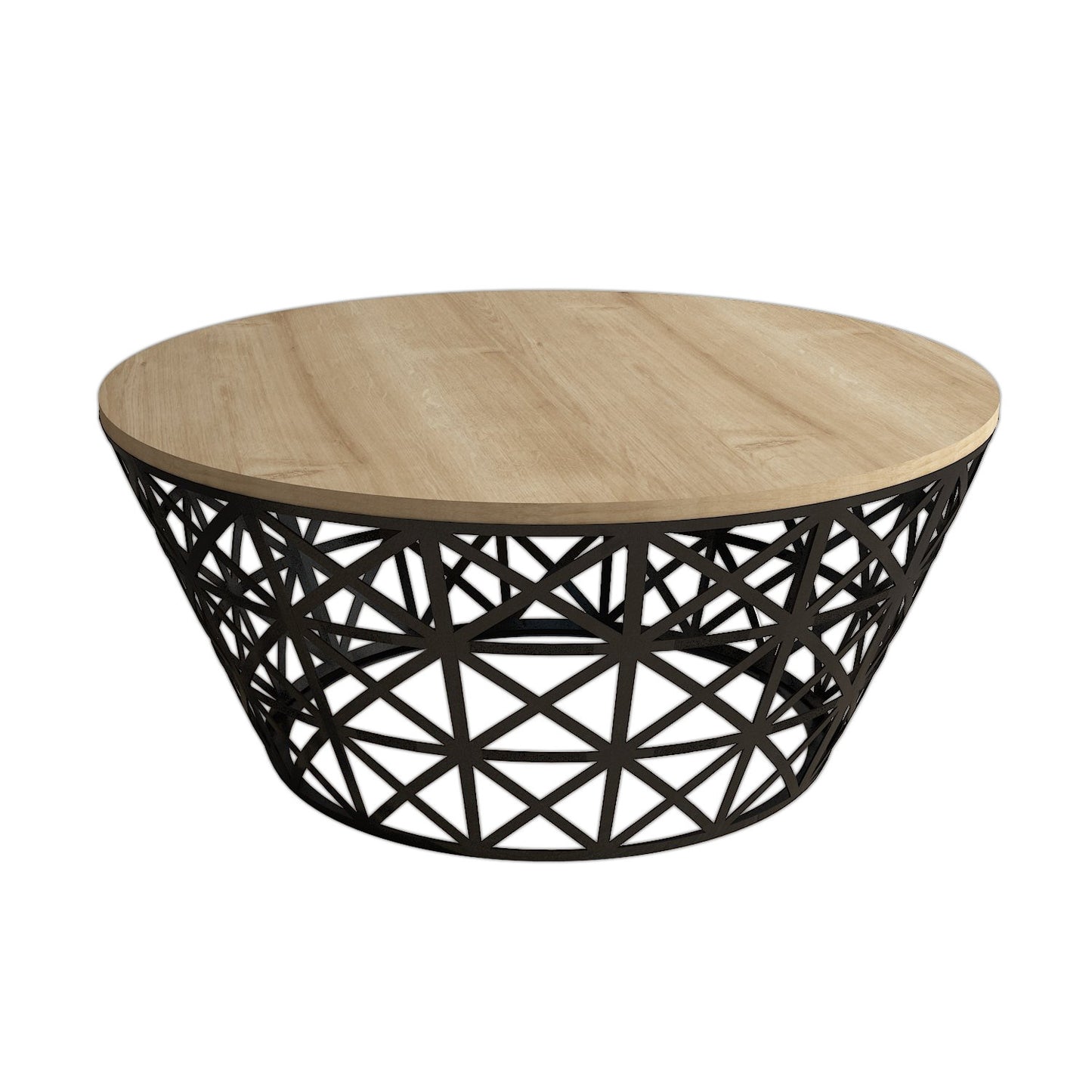 Stolić za kavu, Stil Metal Ferforje - Oak