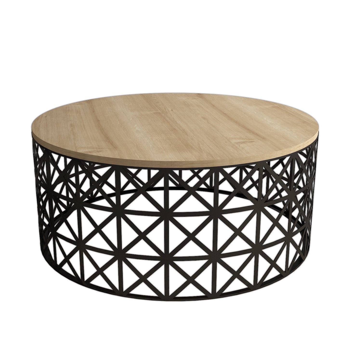 Stolić za kavu, Selin Metal Ferforje - Oak