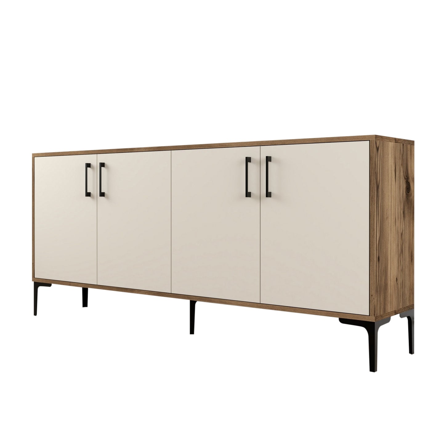 Komoda, Kiev - Walnut, Cream