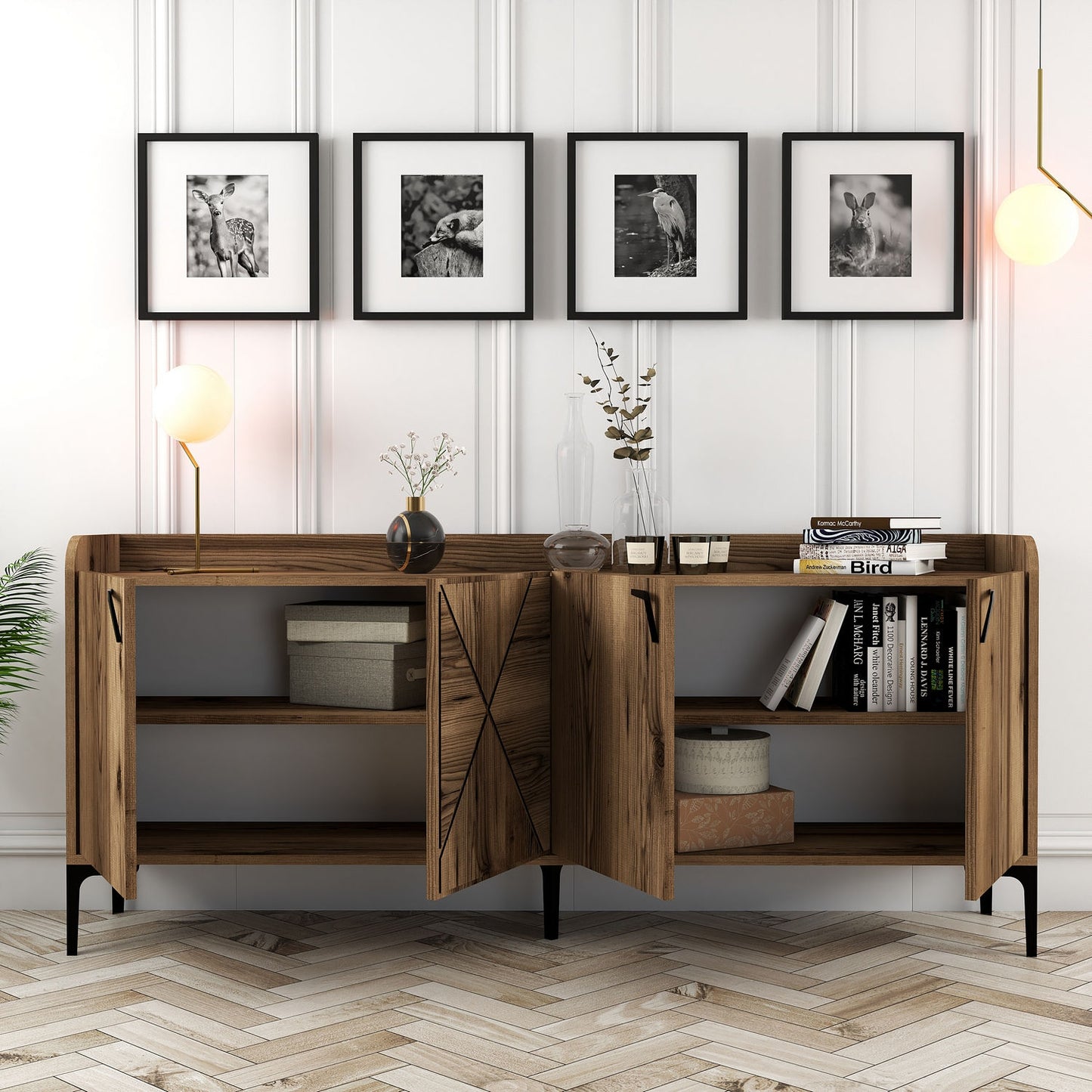 Komoda, Venedik - Walnut