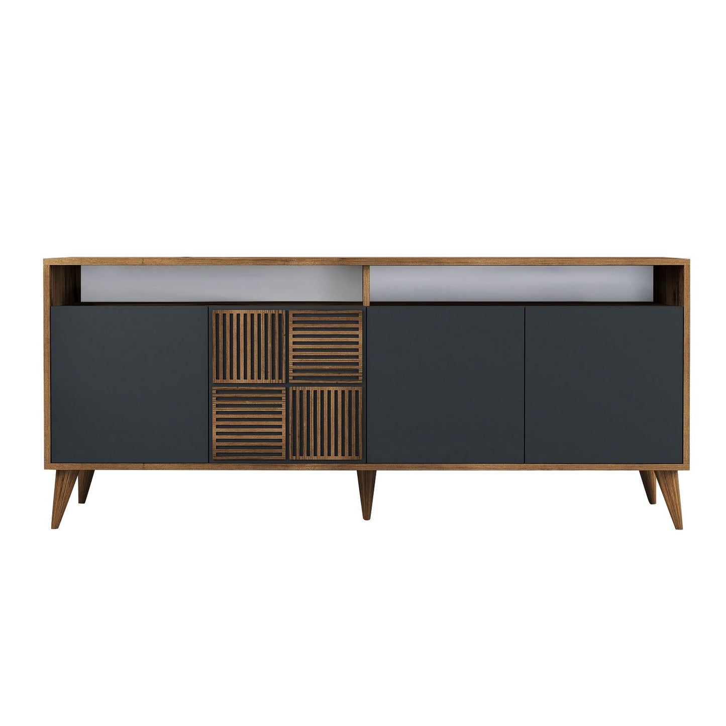 Komoda, Milan - Walnut, Anthracite