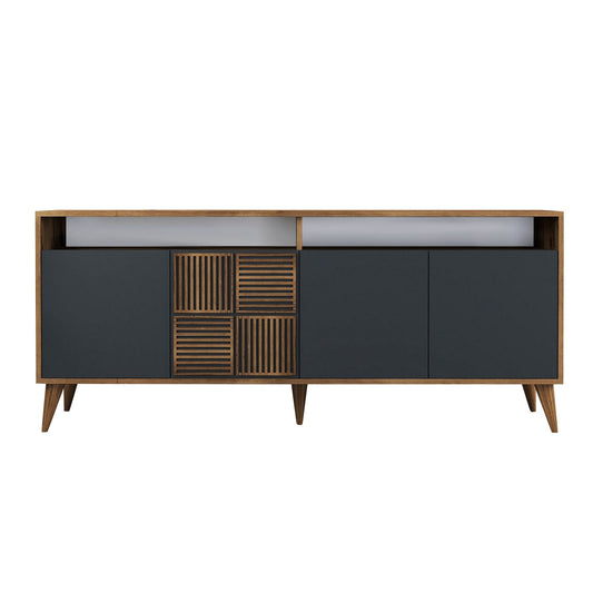 Komoda, Milan - Walnut, Anthracite