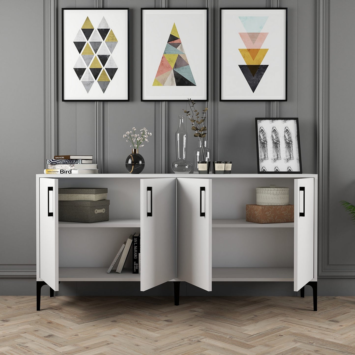 Komoda, Kiev 160 - White