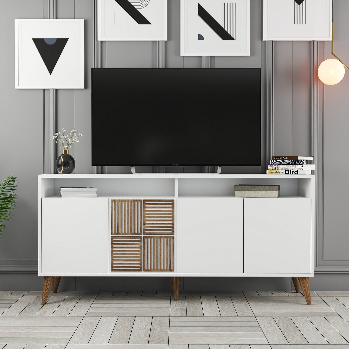 Konzola, Milan 160 - White