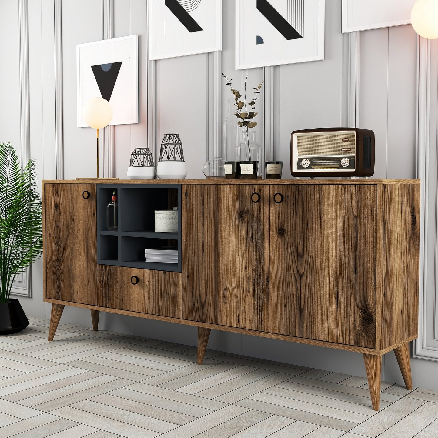 Konzola, Napoli - Walnut