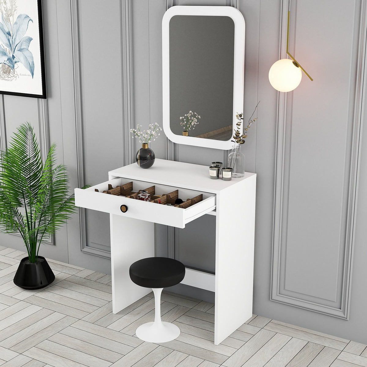 Stol, Lizbon Mirror - Bijeli