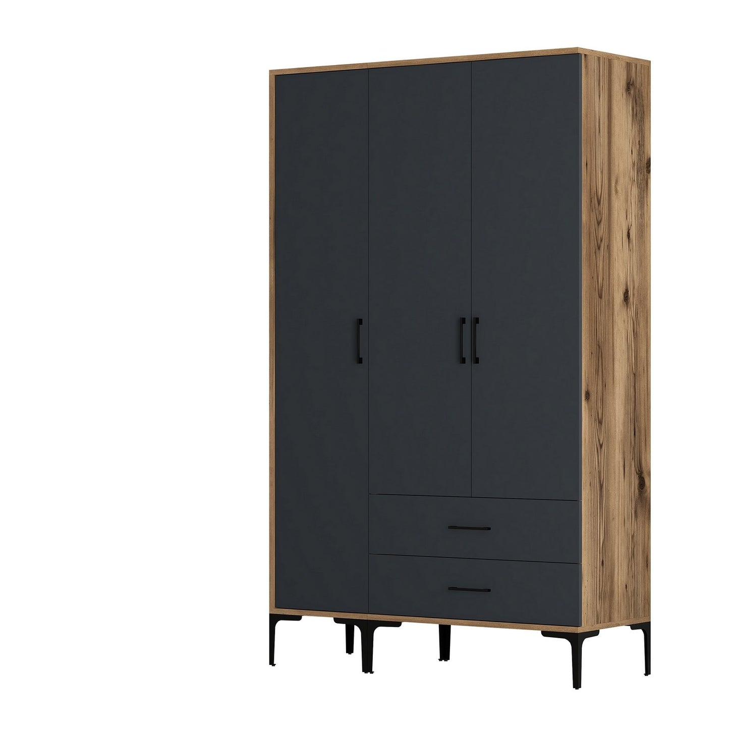 Ormar, Kumsal ST - Walnut, Anthracite