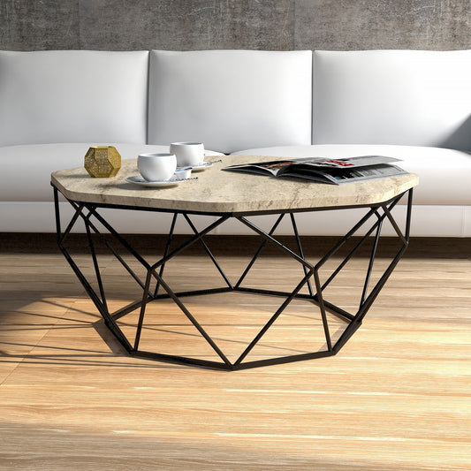 Stolić za kavu DIAMOND, boja Travertine