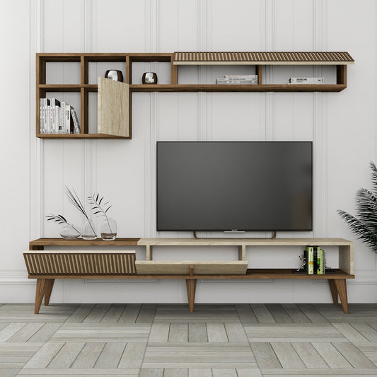 TV jedinica MILAN, boja oraha, boja Travertine