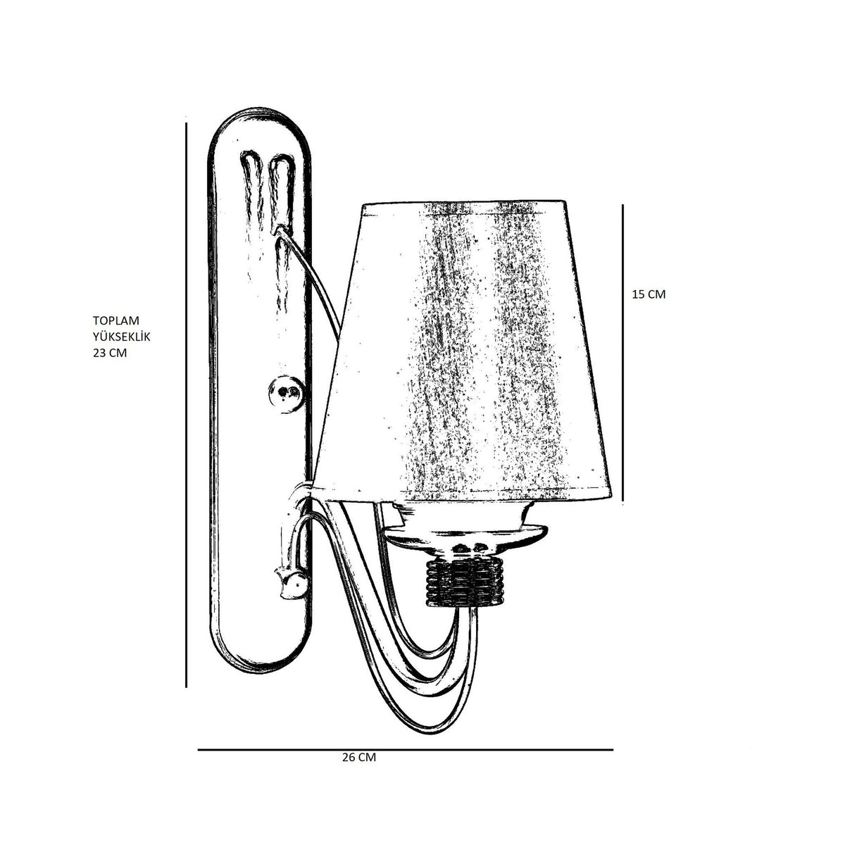 Zidna lampa, 846STL2721