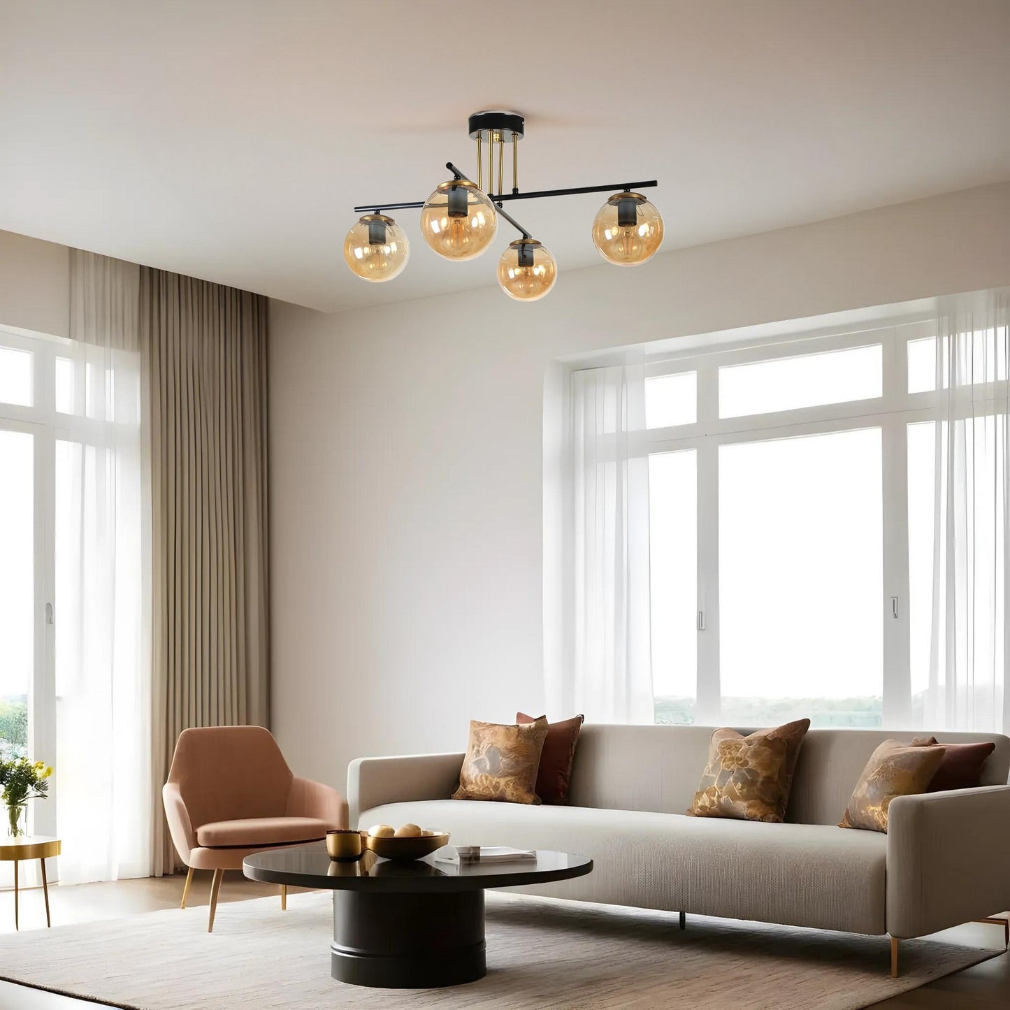 Luster OMAR, Amber, crna boja