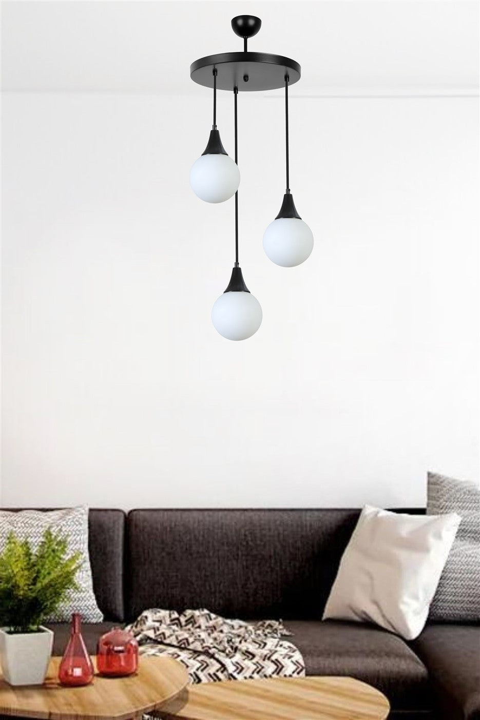 Luster RYKER, crna boja, bijela boja