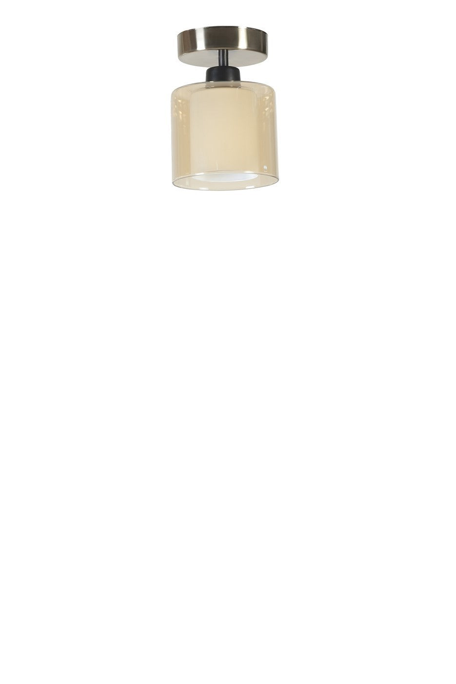 Luster SILAS, Matte boja kroma, Amber