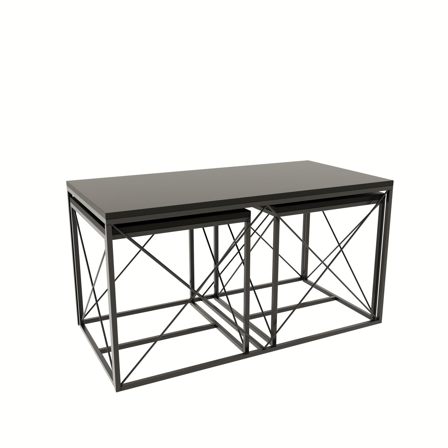 Set stola za kavu, Defne - Anthracite