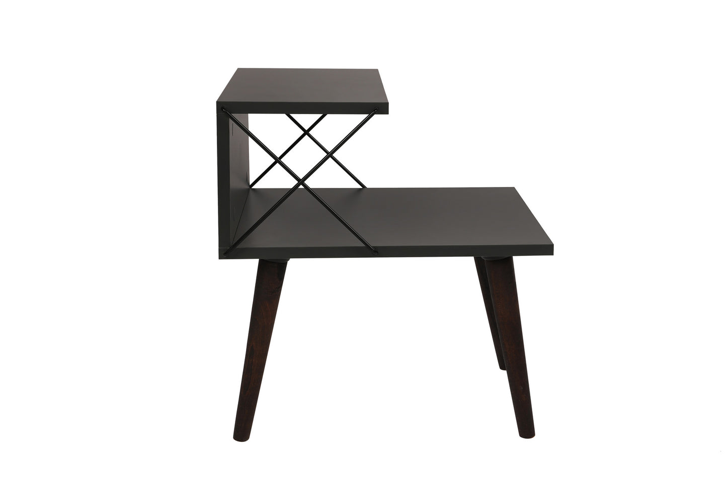 Noćni ormarić, Antracit, Cross - Anthracite
