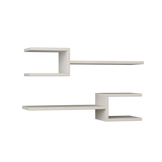 Zidna polica, Bijela boja, Fork - White