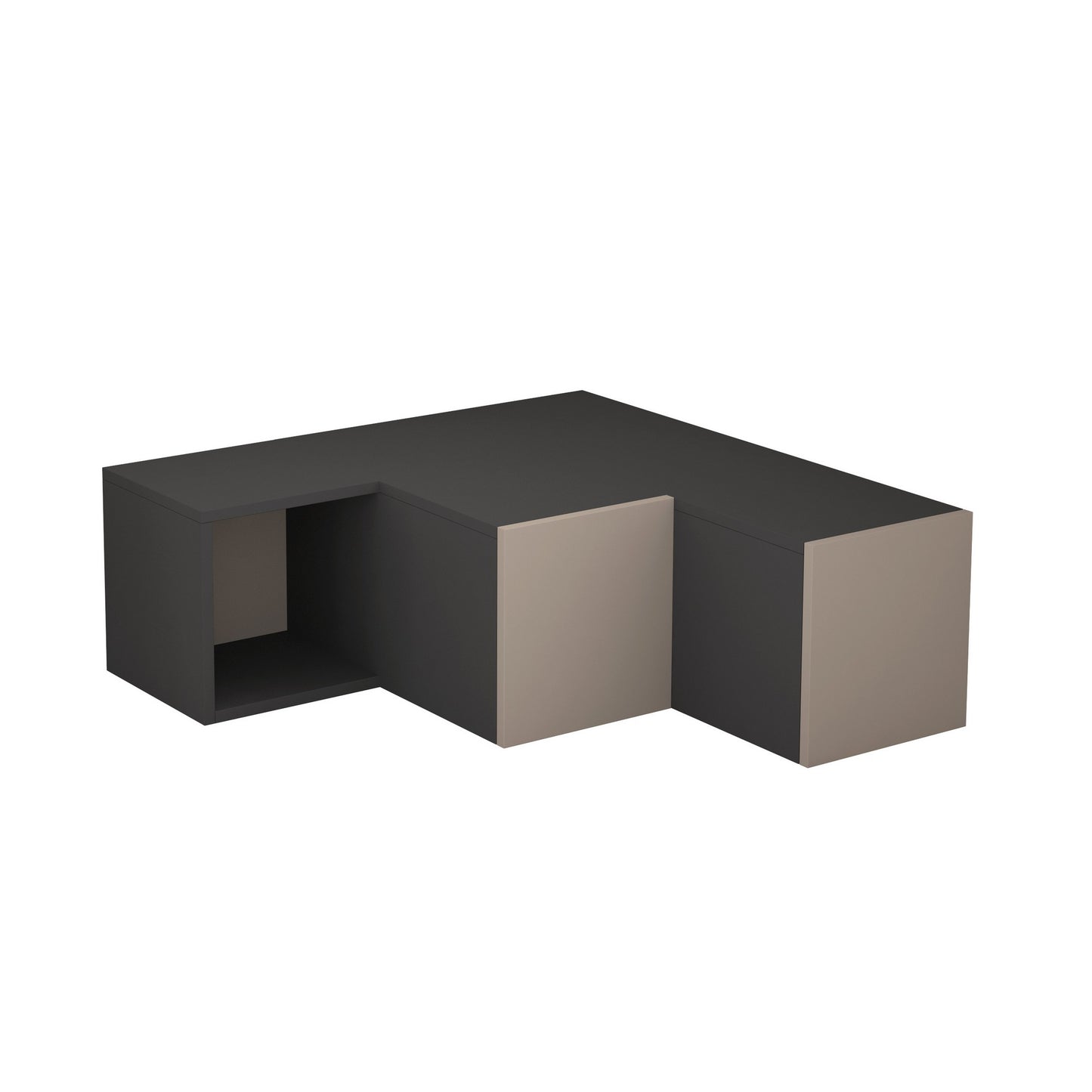 Stalak za televizor, Antracit Svijetlo smeđa, Compact - Anthracite, Light Mocha