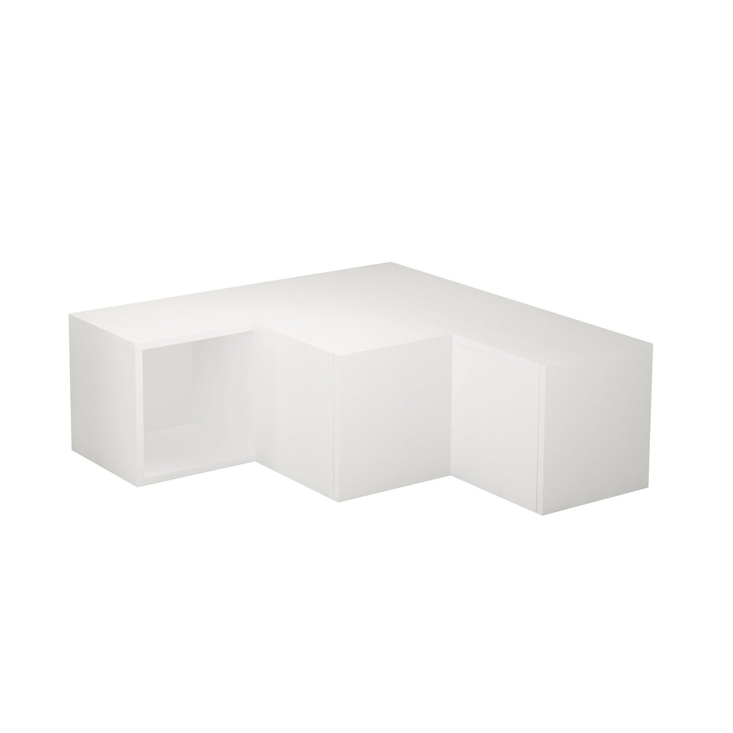 Stalak za televizor, Bijela boja, Compact - White