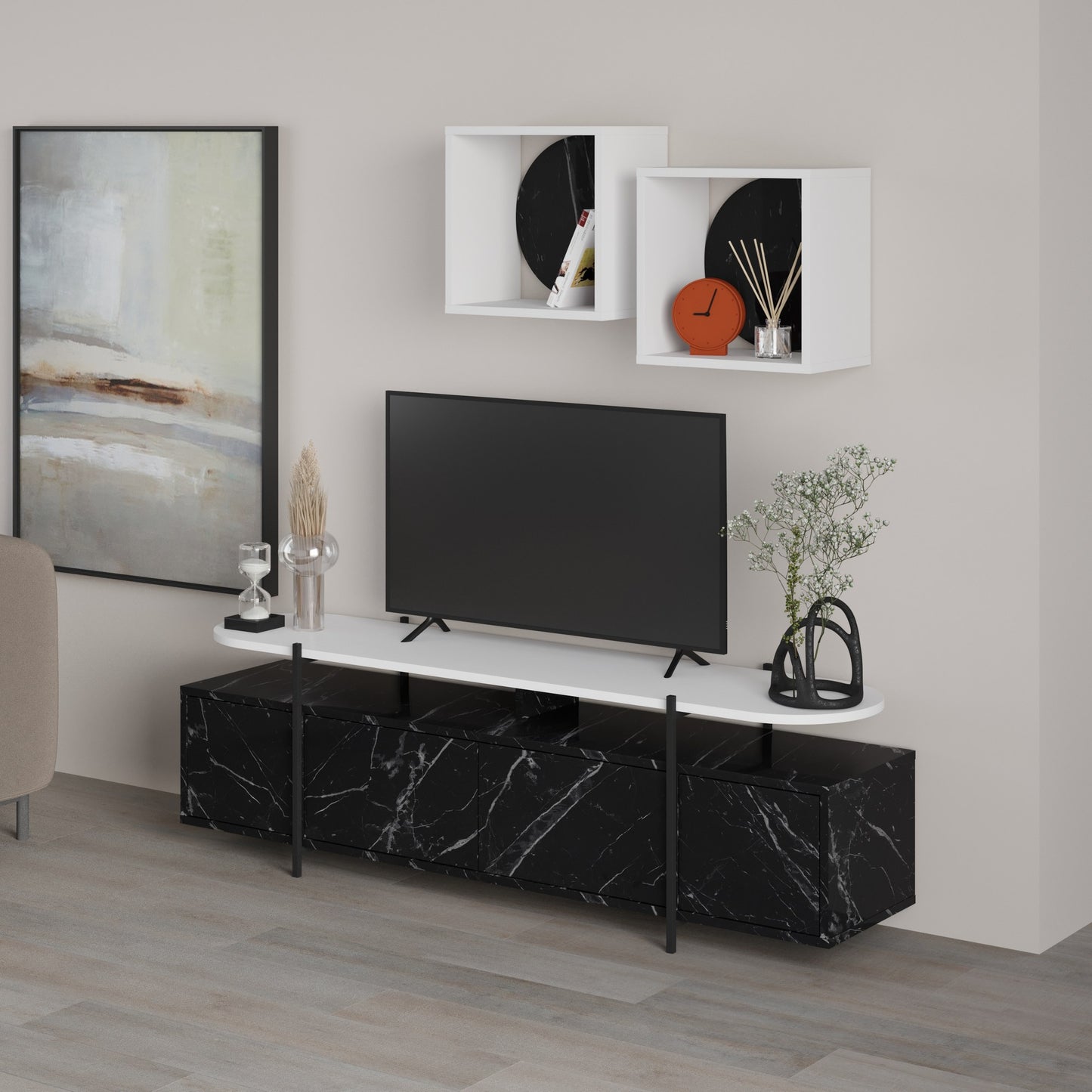 TV jedinica, Crno Bijela boja, Hanley - Bendir, White