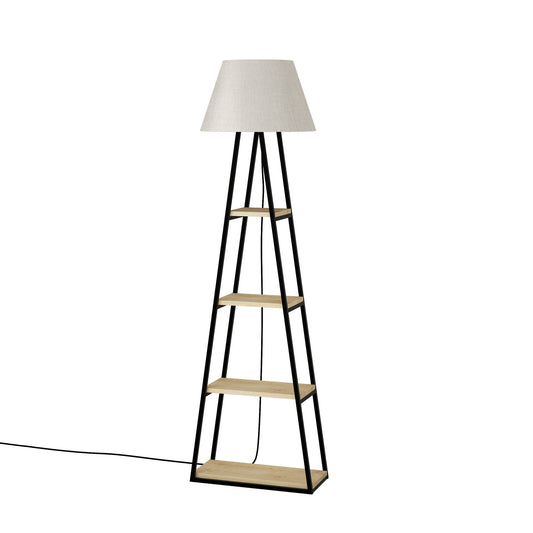 Podna svjetiljka, hrast Posteljina, Pal - Oak, Linen