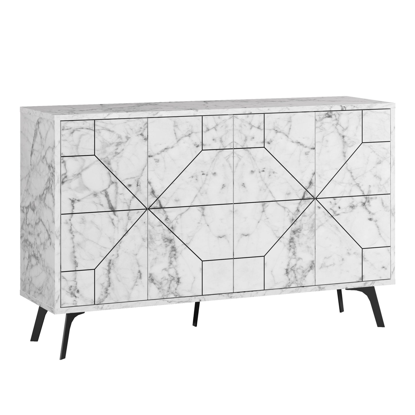Komoda, Bijela boja, Dune - Carrara