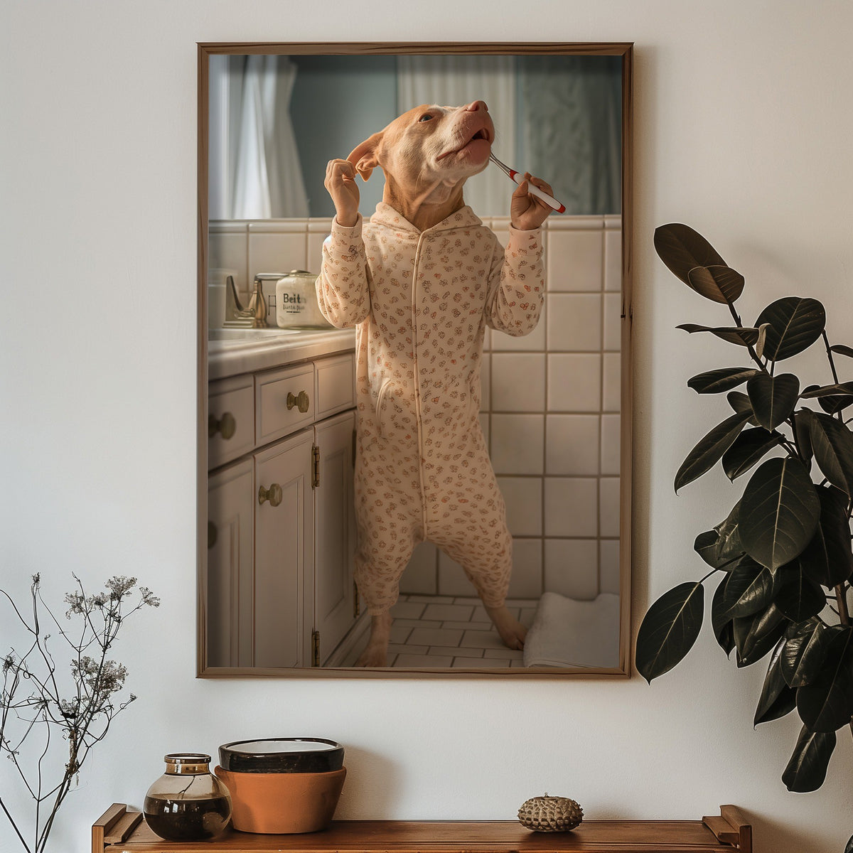 Ukrasna uokvirena MDF slika HUM063