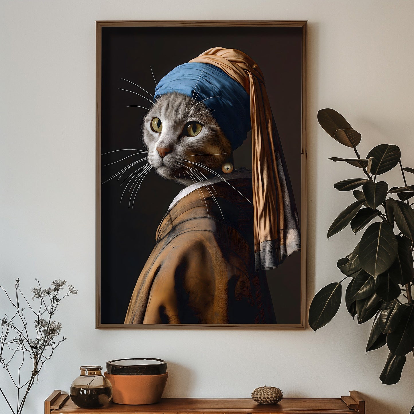 Ukrasna uokvirena MDF slika HUM069