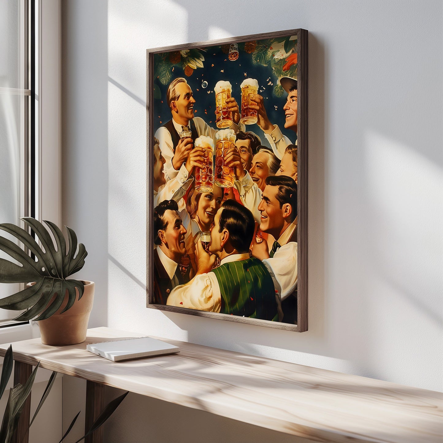 Ukrasna uokvirena MDF slika HUM072