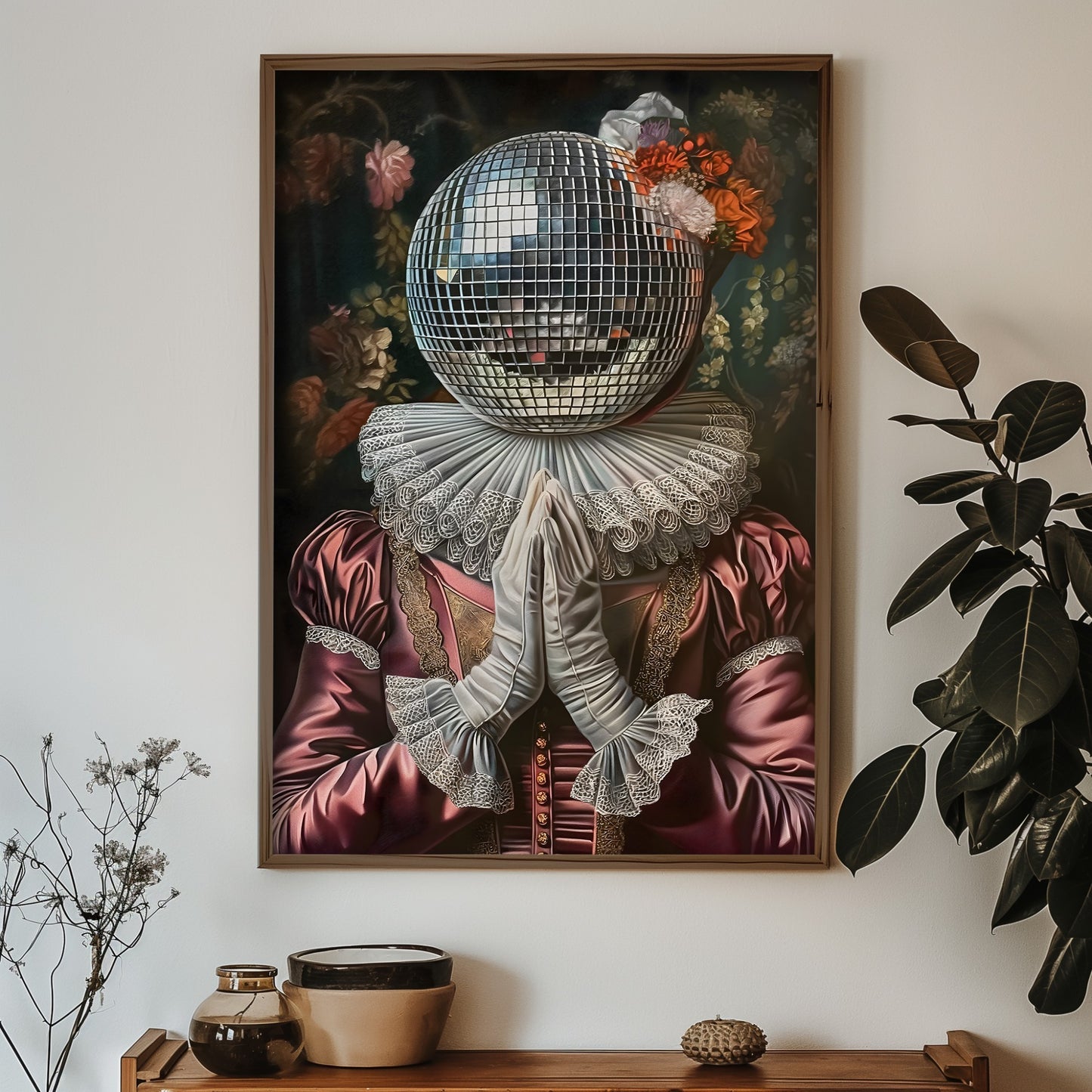 Ukrasna uokvirena MDF slika LEYLA