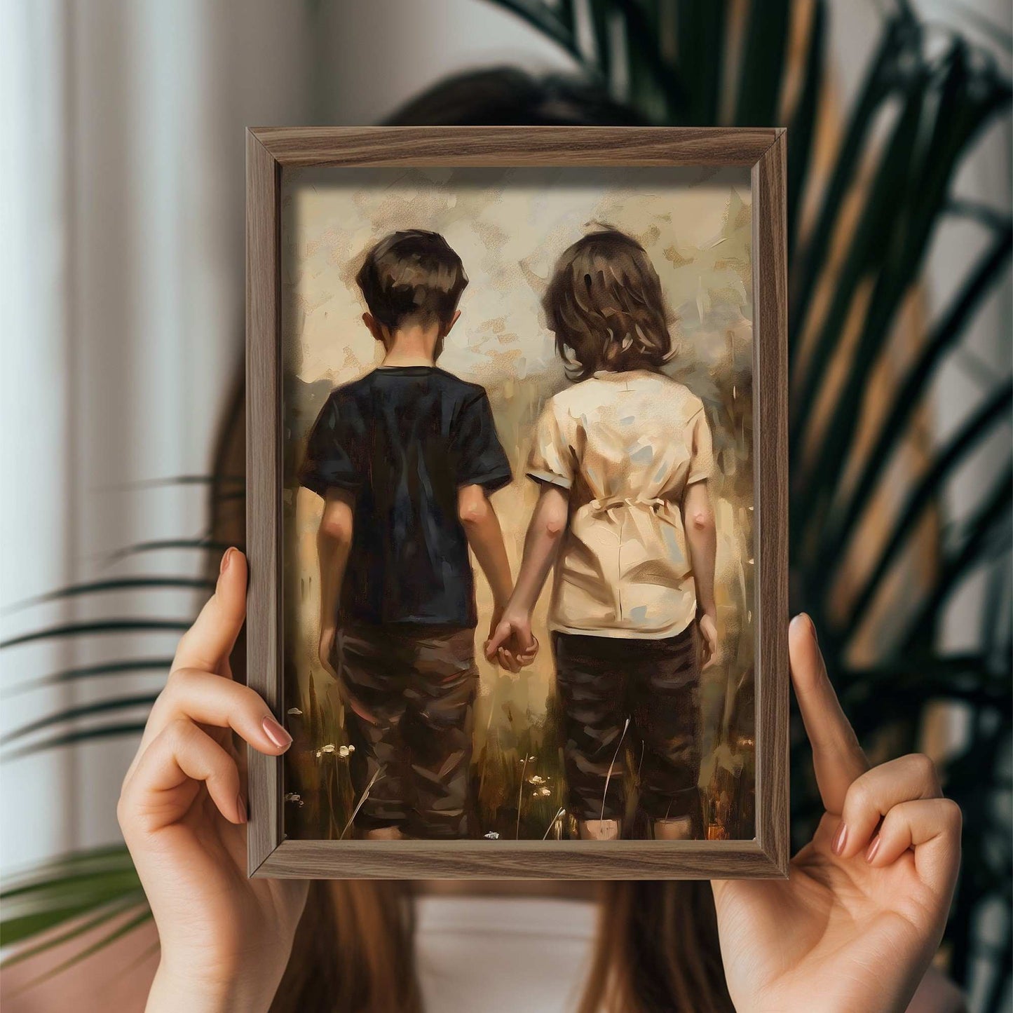 Ukrasna uokvirena MDF slika KAYLEIGH