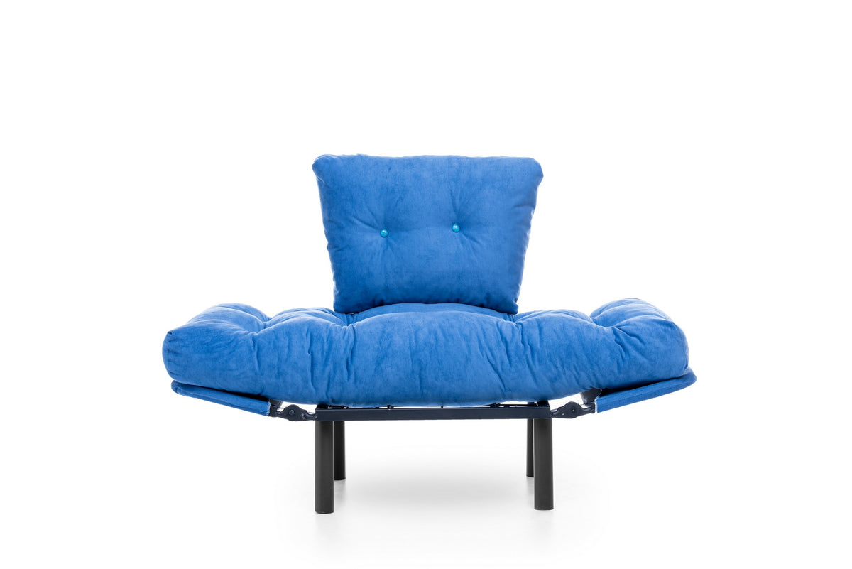 Fotelja, Plava, Nitta Single - Plava
