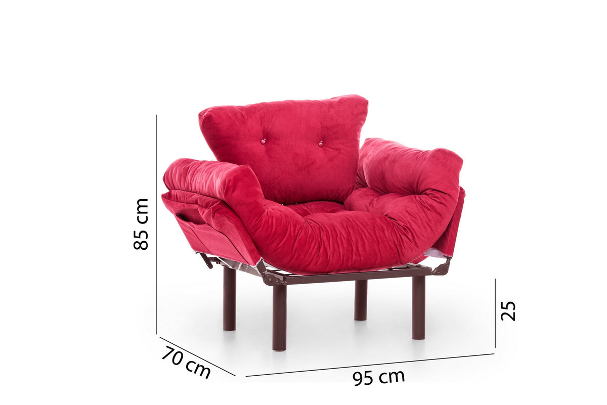 Fotelja, Kesten, Nitta Single - bordo