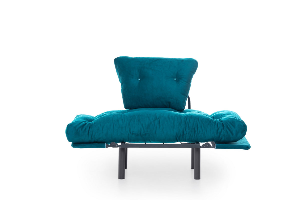 Fotelja, Petrol Green, Nitta Single - Petrol Green