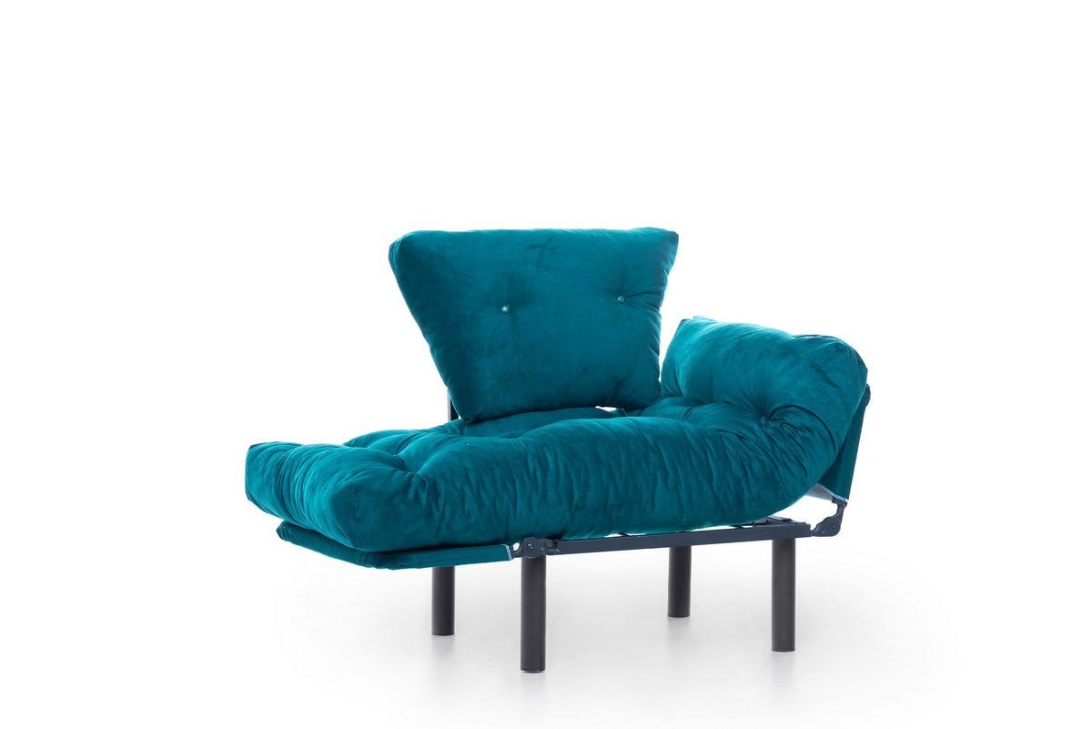 Fotelja, Petrol Green, Nitta Single - Petrol Green