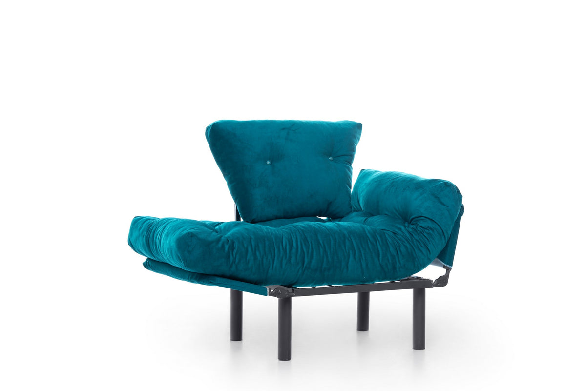 Fotelja, Petrol Green, Nitta Single - Petrol Green