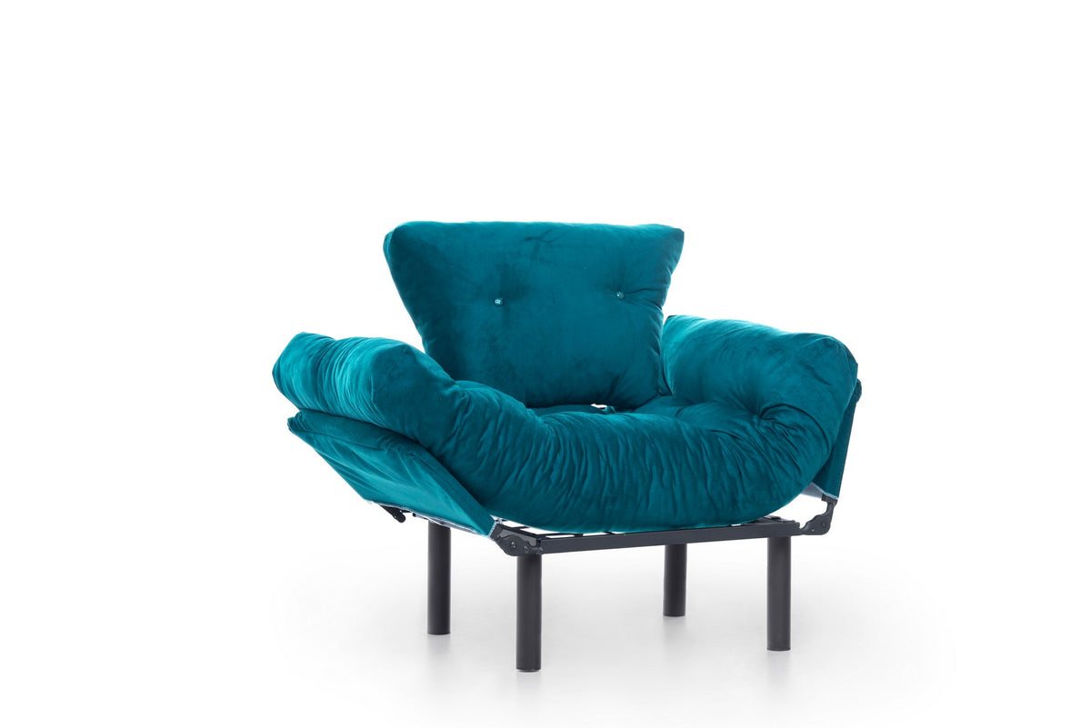 Fotelja, Petrol Green, Nitta Single - Petrol Green
