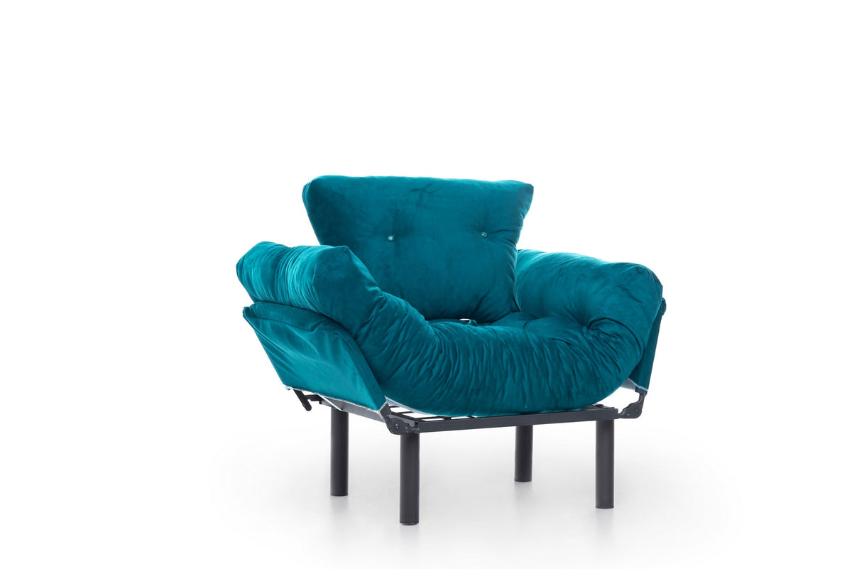 Fotelja, Petrol Green, Nitta Single - Petrol Green