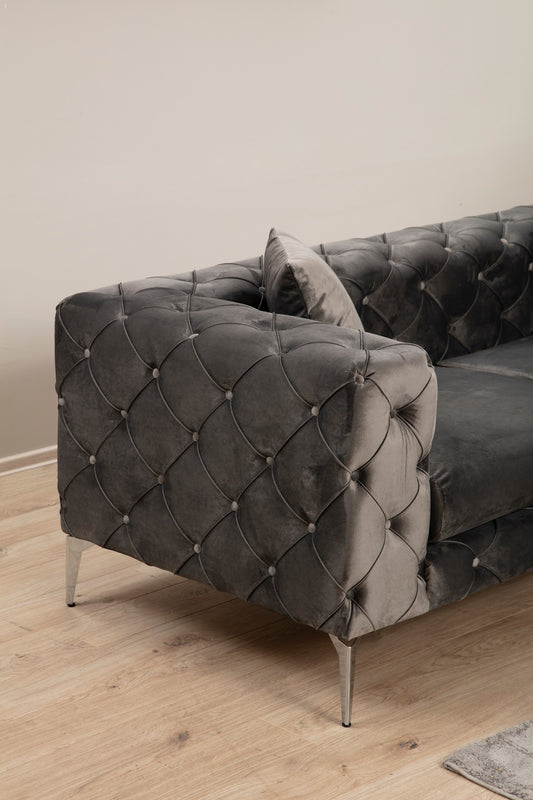 Dvosjed, Antracit, Como 2 Seater - Anthracite