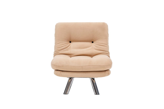 Fotelja na razvlačenje, Krem, Misa Small Solo - Cream