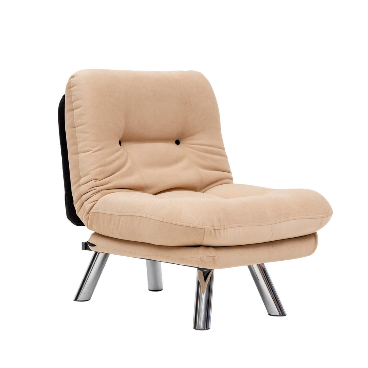 Fotelja na izvlačenje, krem, Misa Small Solo - Cream