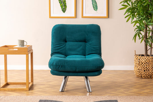 Fotelja na razvlačenje, Petrol Green, Misa Small Solo - Petrol Green