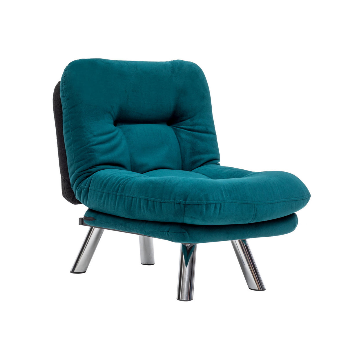 Fotelja na razvlačenje, Petrol Green, Misa Small Solo - Petrol Green