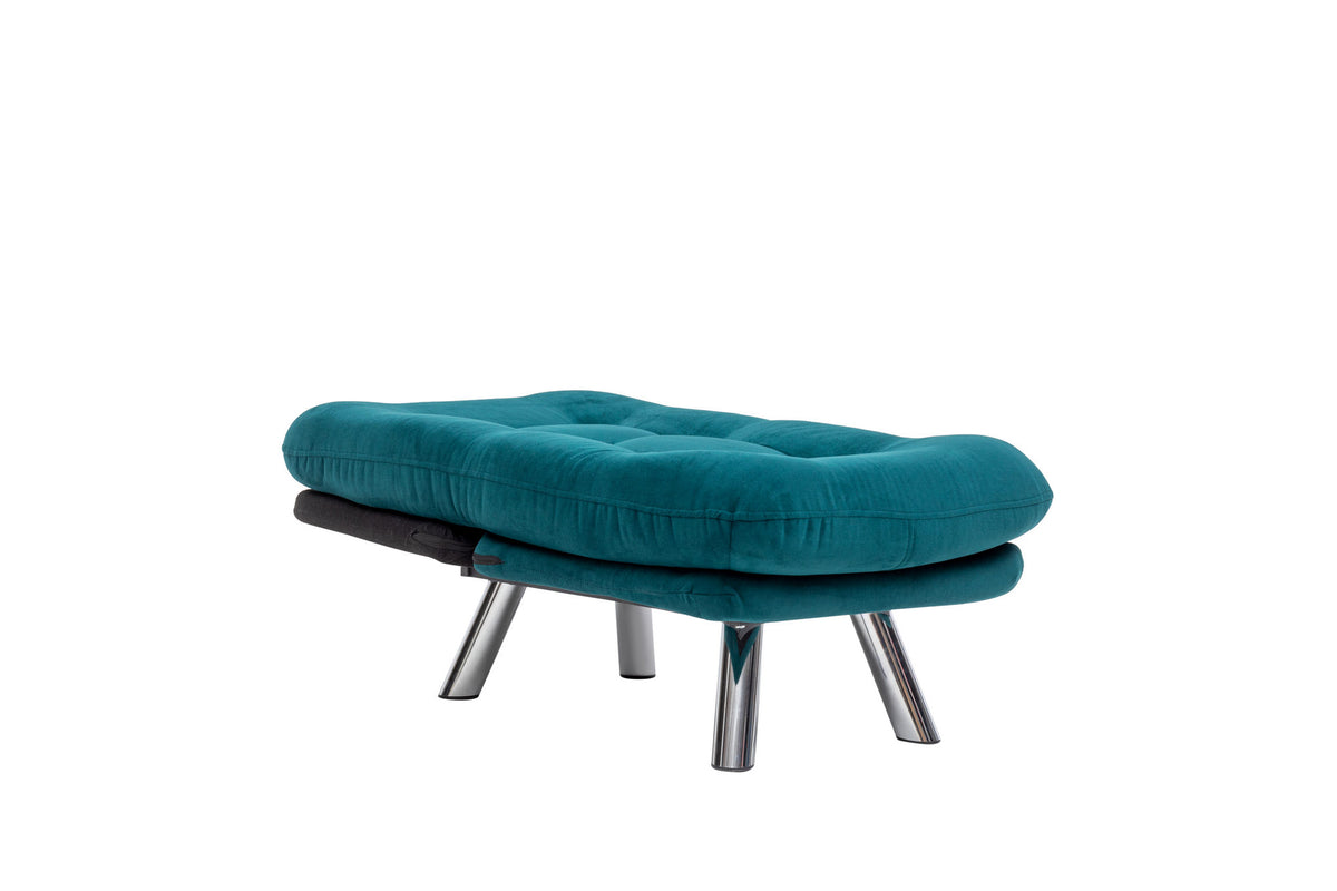Fotelja na razvlačenje, Petrol Green, Misa Small Solo - Petrol Green