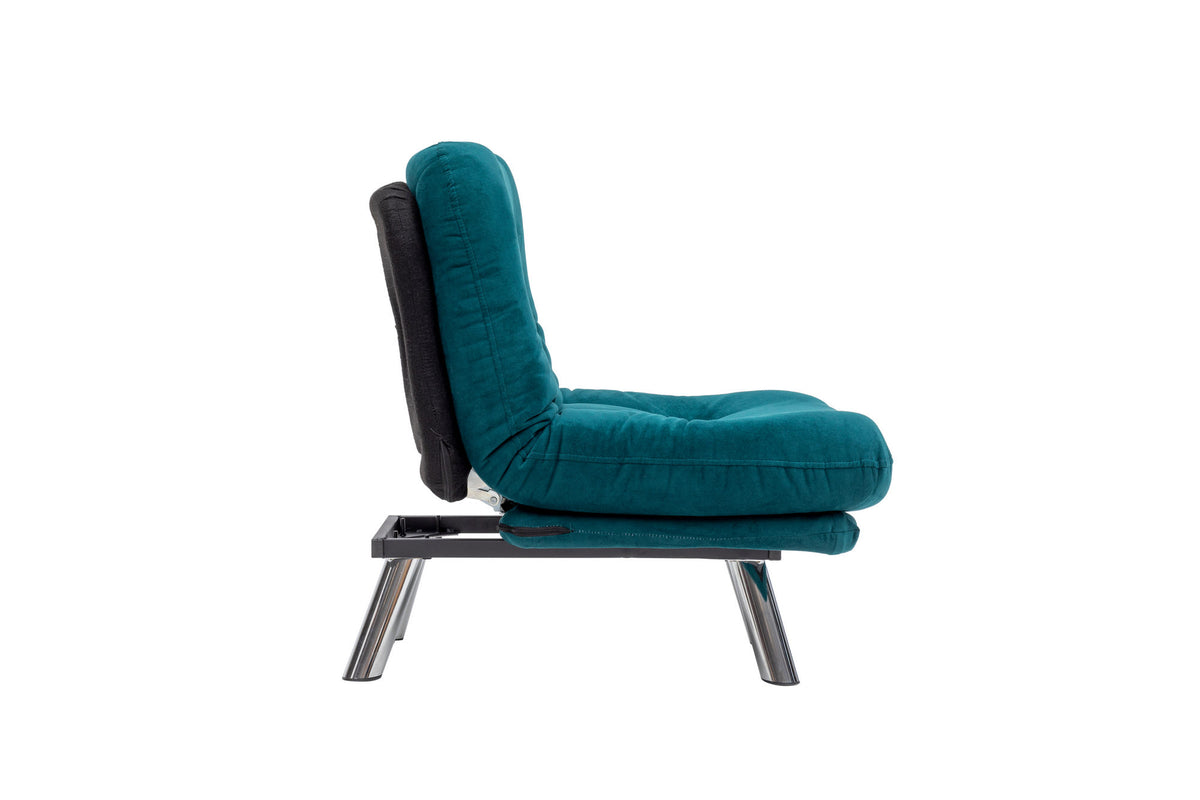 Fotelja na razvlačenje, Petrol Green, Misa Small Solo - Petrol Green