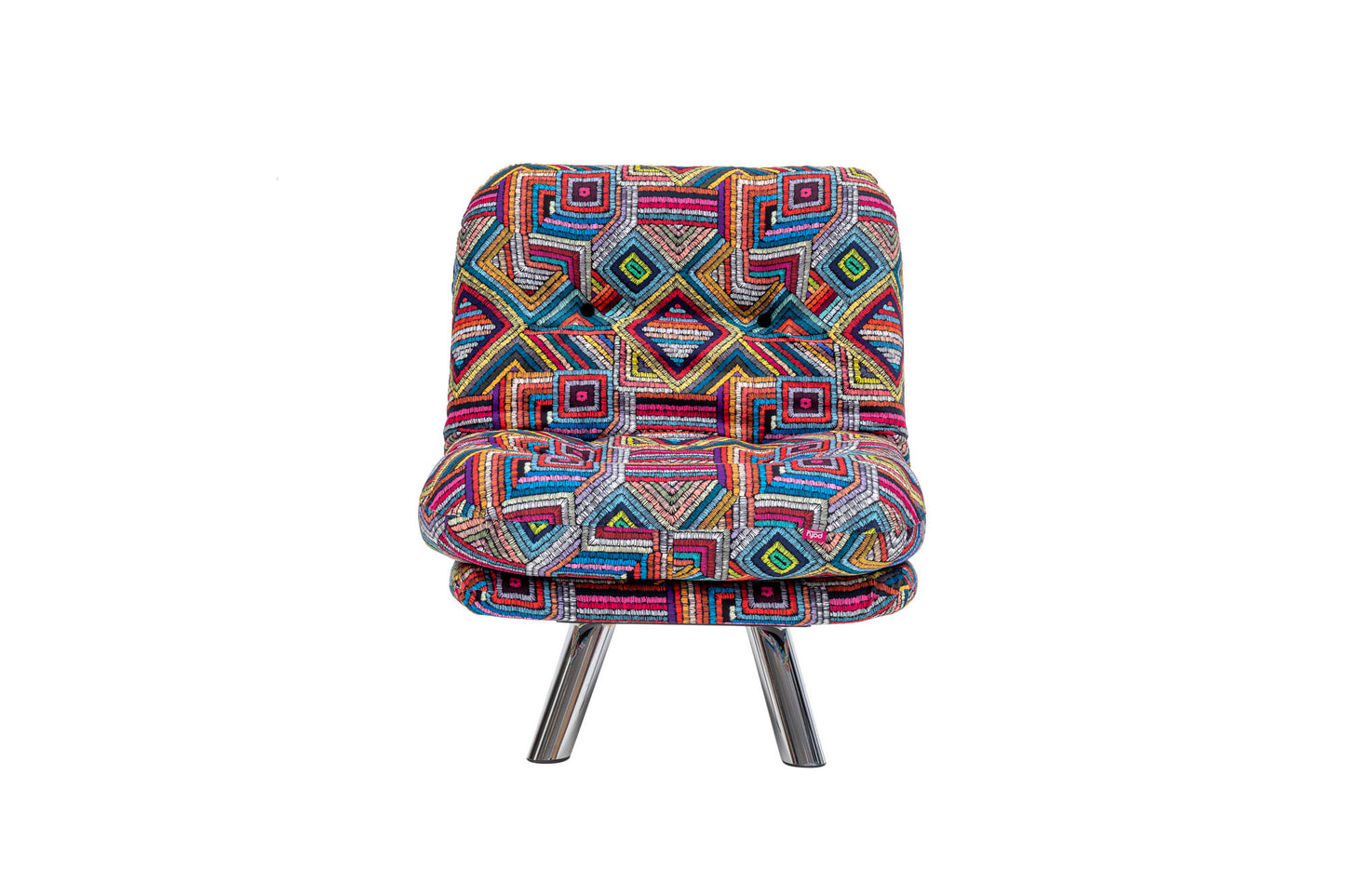 Fotelja na razvlačenje, Višebojno, Misa Small Solo - Patchwork