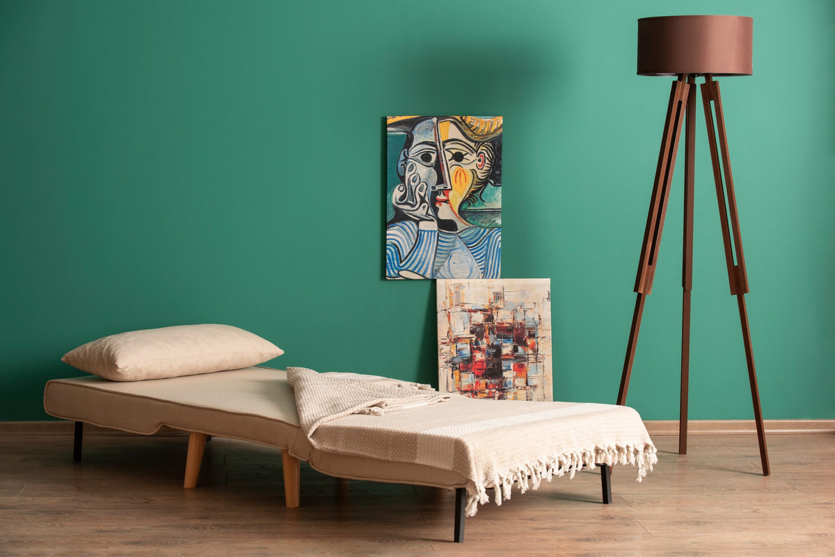 Fotelja na izvlačenje, krem, Folde Single - Cream