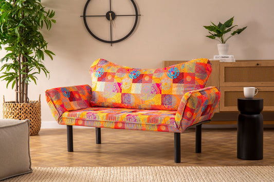 Dvosjed na razvlačenje, Višebojno, Chatto - Patchwork