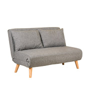 Dvosjed na razvlačenje, Svijetlosivi, Folde  2-Seater - Light Grey