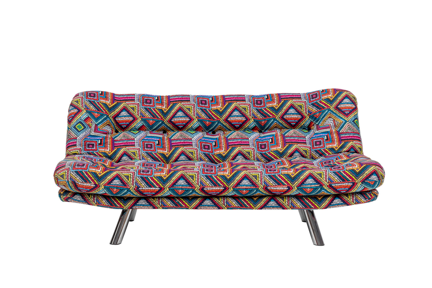 Trosjed na razvlačenje, Višebojno, Misa Small Sofabed - Patchwork